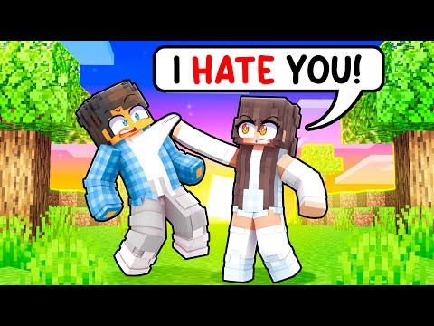 My CRAZY FAN GIRL HATES ME In Minecraft!