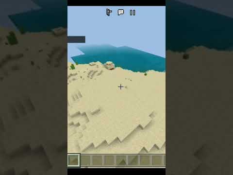 How to play Only one biome world in minecraft pocket edition #short #minecraft