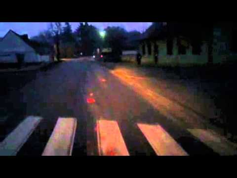 Mięso na drodze w Bojadłach.  Meat on the road.