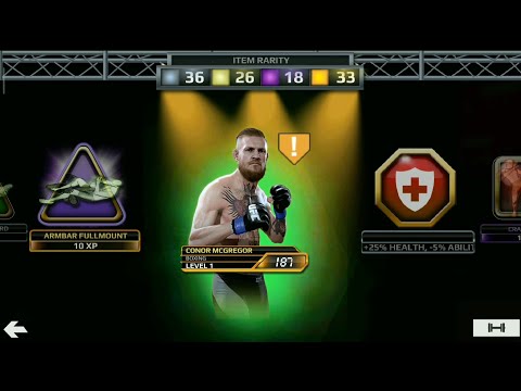Opening  Conor McGregor H2H Rank #1  in ufc mobile!! UFC MOBILE.