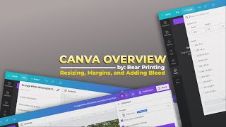 Canva Flyer - Resize, show margins and add bleed.