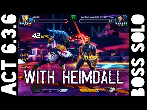 Act 6.3.6 Aegon vs Captain America Infinity War Boss Solo