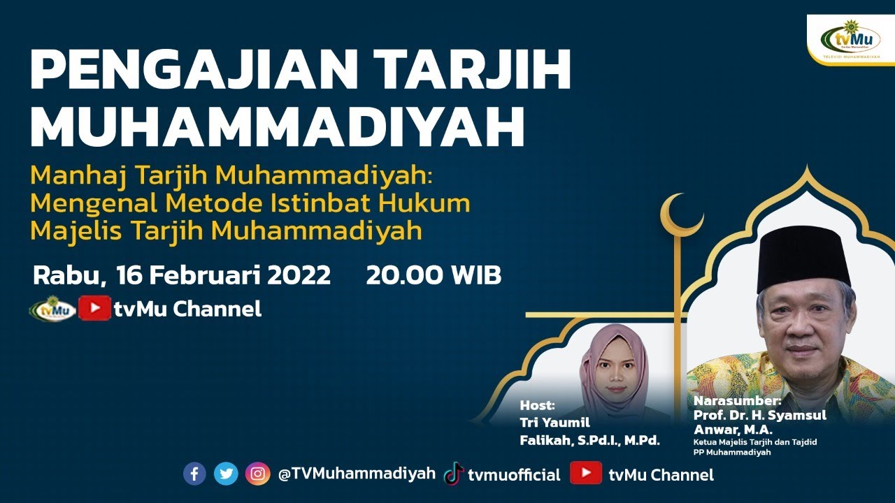 Mengenal Metode 'Istinbat' Hukum Majelis Tarjih Muhammadiyah