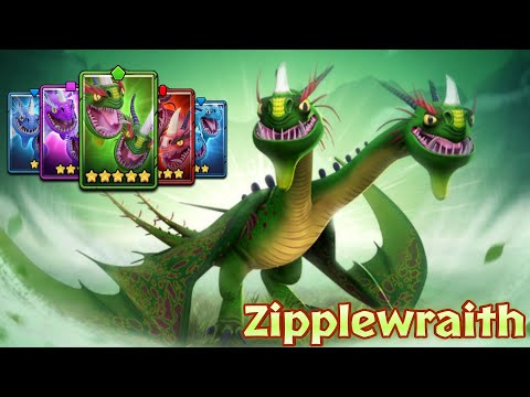 Zipplewraith — The New Hybrid Dragon | Dragons: Titan Uprising