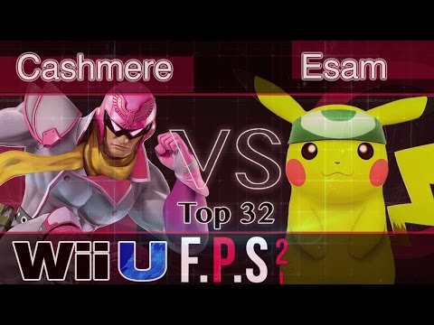 Cashmere (C. Falcon) vs. PG|Esam (Pikachu) - Wii U Top 32 - FPS2