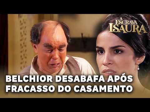 A ESCRAVA ISAURA: Belchior desabafa após não se casar com Isaura
