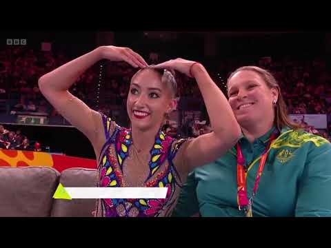 Alexandra Kiroi-Bogatyreva (AUS) Ribbon AA - Birmingham 2022 Commonwealth Games.