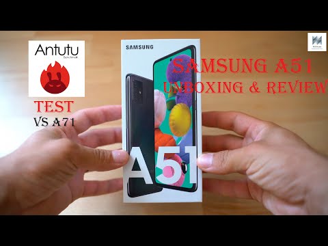 Samsung Galaxy A51 Unboxing - Review & AnTuTu Benchmark Test vs Samsung Galaxy A71 -who will win?