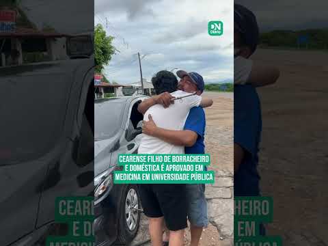 Cearense filho de borracheiro e doméstica é aprovado em Medicina em universidade pública