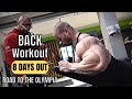 BACK Workout (8 Days out) | Road to the Olympia 2022