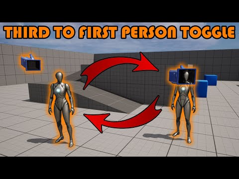How To Toggle Between Third Person And First Person Camera Perspective In Unreal Engine 5 (Tutorial)