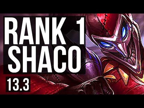 SHACO vs REK'SAI (JNG) | Rank 1 Shaco, 1.9M mastery, 10/2/10, 900+ games | EUW Challenger | 13.3