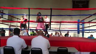 Chanel Newson 1st Offical  USA Boxing Sanctioned Bout! Akron, Oh