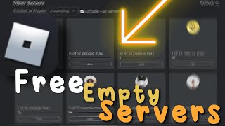 How to get a private server on ANY game for FREE! (Roblox)