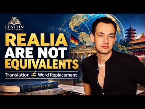 Realia Are Not Translated: Why Interpretation Comes First | LEVITIN SCHOOL