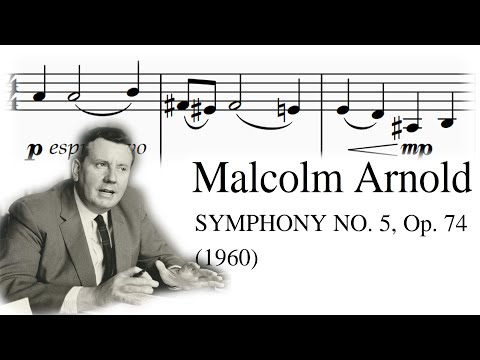 Malcolm Arnold - Symphony No. 5 (1961) [Score]