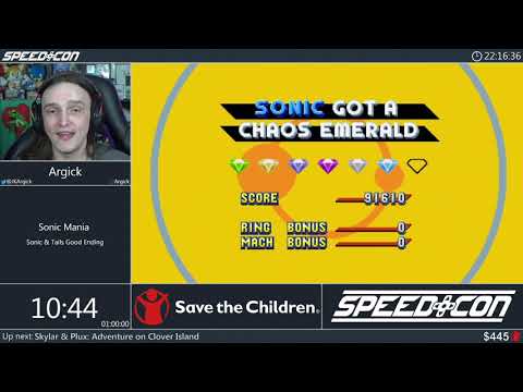 Sonic Mania - Sonic & Tails Good Ending by Argick | SpeedCon 2021