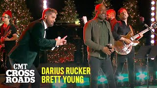 Brett Young &amp; Darius Rucker Perform "Rockin' Around the Christmas Tree" | CMT Crossroads Christmas