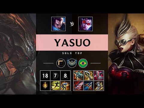 Yasuo Top vs Vayne - BR Challenger Patch 25.17