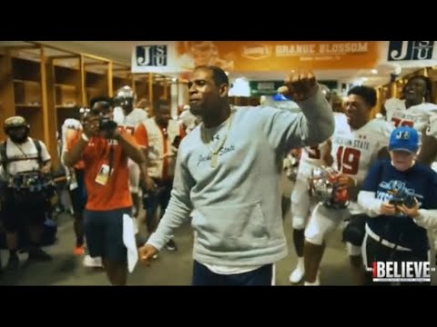Coach Prime celebrating with Jackson State football team to YG’s “My N*gga”