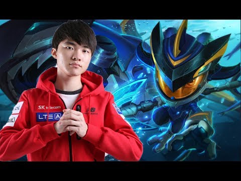 SKT Faker as Fizz vs Talon mid S7 Ranked gameplay