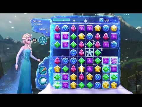 Frozen Free Fall: Snowball Fight Level 283 Walkthrough, , No Power Ups