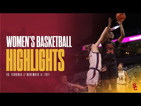 Women's Basketball: USC 65, Virginia 48 - Highlights 11/14/21
