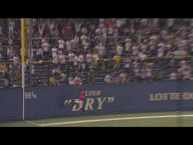 【6回表】これぞプロ!! マリーンズ・加藤が 「翔」んだ!! 超ファインプレー!! 2017/8/8 M-H