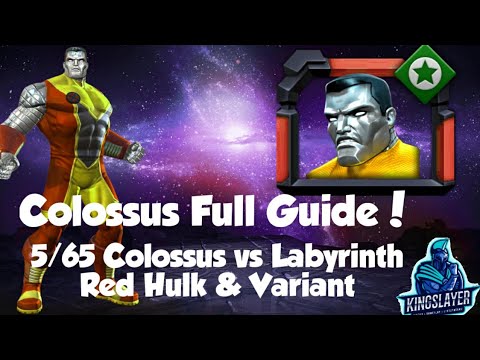 Colosus Full Guide | Colossus vs Labyrinth Red Hulk Solo & Variant Gameplay |  New Holly Trinity?