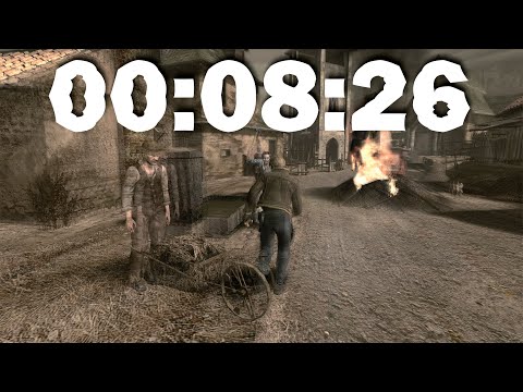 Resident Evil 4 New SPEEDRUN 8 Minutes! - 00:08:26 - Walk Through Walls - Cheat Speedrun