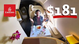 How I flew on Emirates cheapest First Class seat