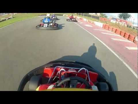 Alex Voltolini na 2 etapa CPKA categoria pesados de kart - gopro 2  helmet cam