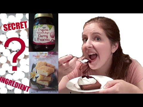 Trader Joe's Recipes | Mochi Cake Mix | Black Forest Style