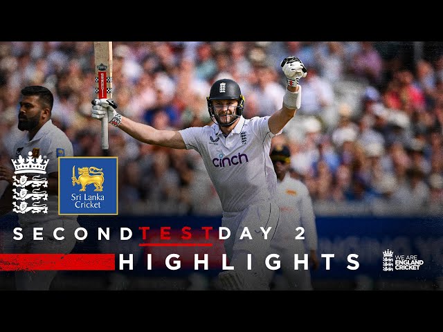 Atkinson Hundred Puts England On Top! | Highlights – England v Sri Lanka Day 2 | Rothesay Test 2024