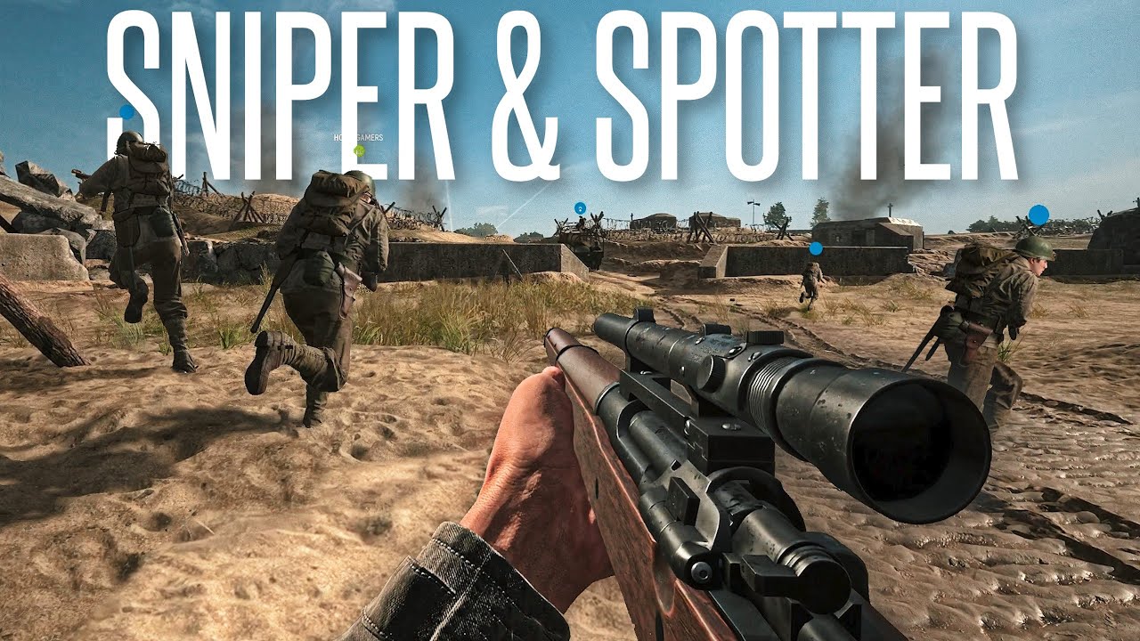 Pushing Utah Beach with an M1903 Sniper - Hell Let Loose