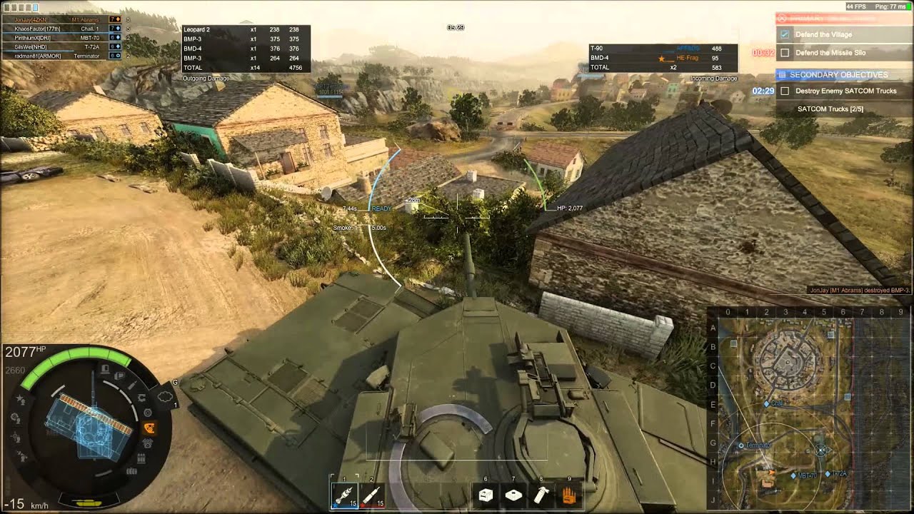 AW - PvE M1 Abrams  Ghost Hunter on Medium