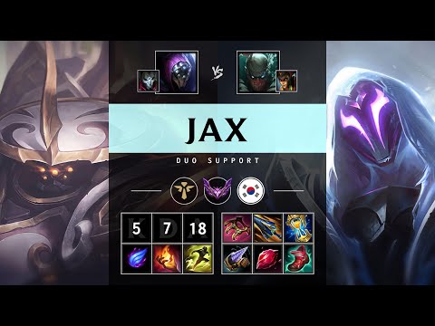 Jax Support vs Pyke - KR Master Patch 25.16