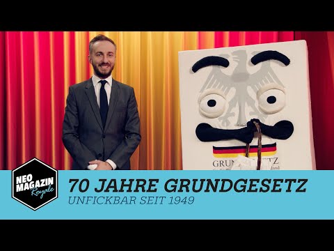 70 Jahre Grundgesetz | Neo Magazin Royale mit Jan Böhmermann - ZDFneo