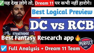 DC vs BLR Dream Team Prediction। BLR vs DC Dream Team Prediction। RCB vs DEL। DEL vs RCB। IPL 2022।