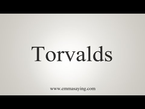 How To Say Torvalds