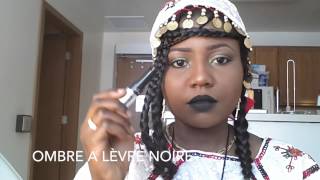 African Tribal Makeup (NIGER) -Traditional Clothing- Maquillage traditionel du NIGER