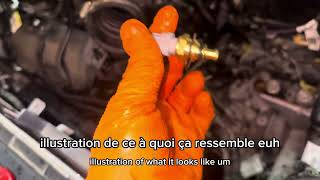 2017 Ford Edge 2.0L coolant temperature sensor replacement. #P1299 Cylinder head #overheating.