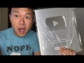YouTube Silver Play Button Unboxing