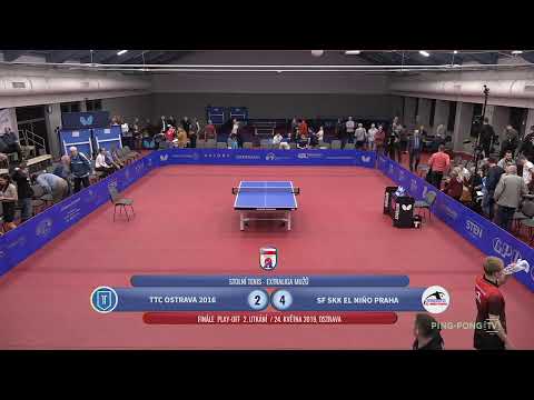 Stolní tenis - Extraliga 2018/19 - 2. Finále -  TTC Ostrava 2016 x SF SKK EL Niňo Praha