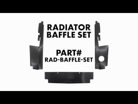 Radiator Baffle Set (Left/Right/Bottom)