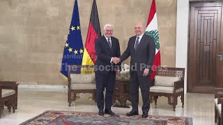 Germany's Steinmeier meets Aoun during visit to Lebanon