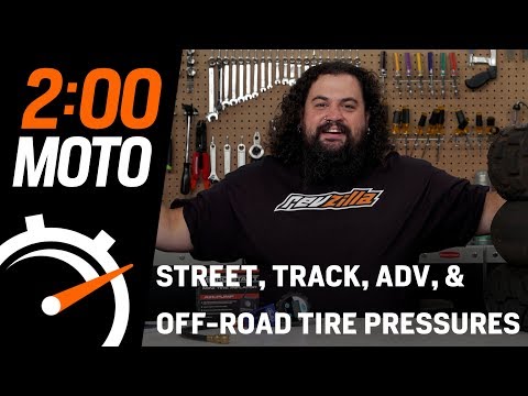 2 Minute Moto - Street, Track, ADV, & Off-Road Tire Pressures