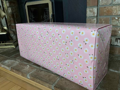 How to wrap oversized box.