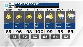 Casper Weather for Wednesday, July 10, 2024