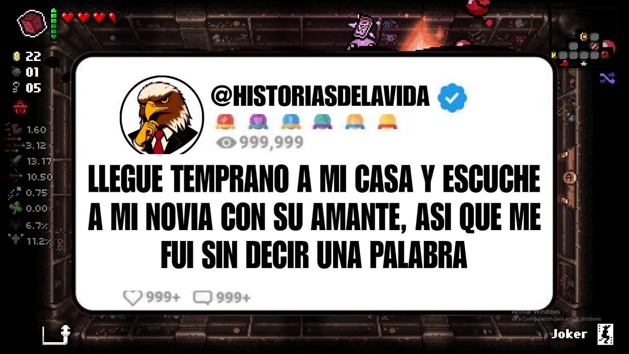 LLEGUE TEMPRANO a mi casa y ESCUCHE a mi NOVIA CON SU AMANTE, asi que ME FUI sin decir una palabra